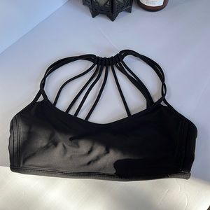 Lululemon Strappy Black Sports Bra